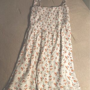 A&F floral peach dress
